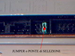 Jumpers o ponte di selezione.